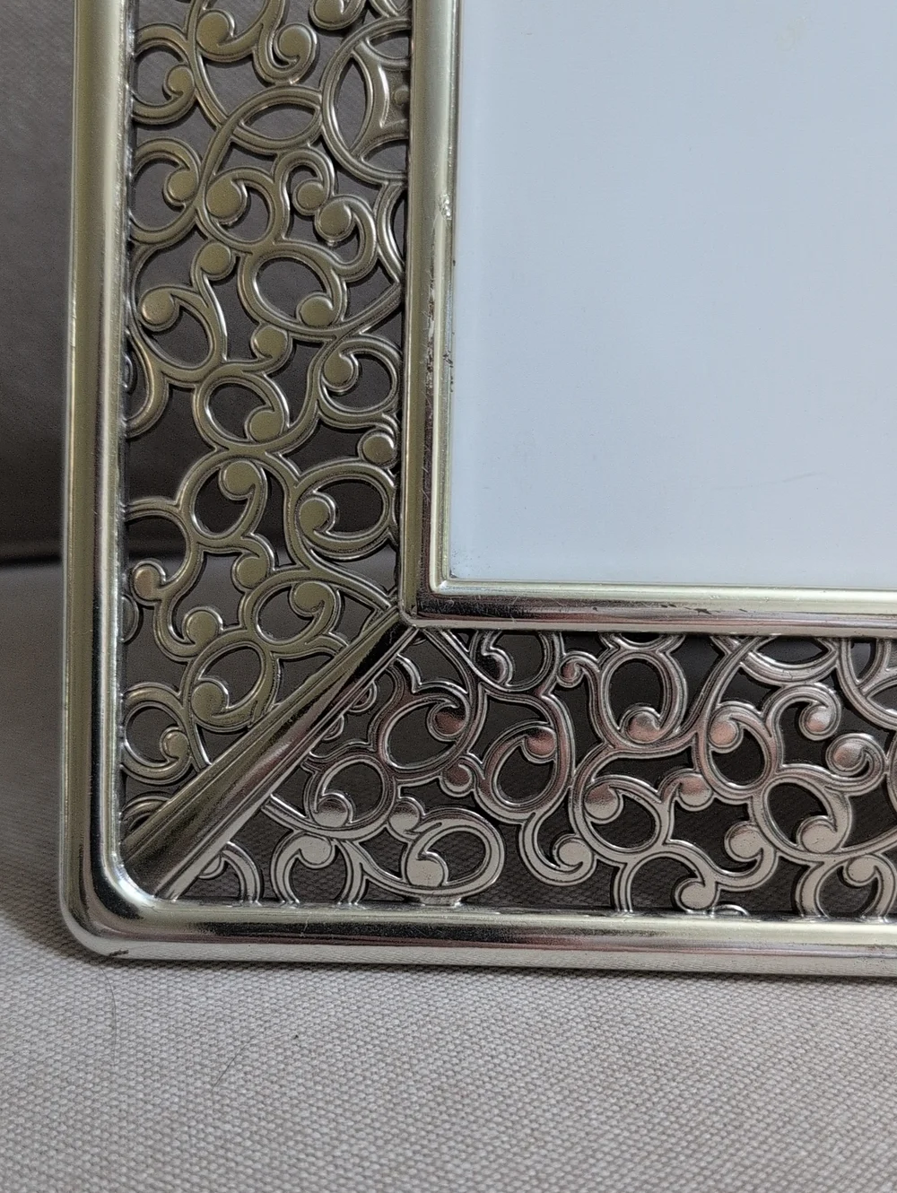 Classic Brighton Serendipity Silver Filigree Photo Frame 5 x 5 Photo Opening